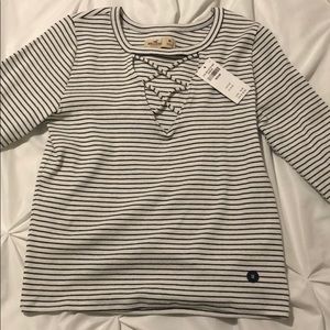 Hollister M cropped long sleeve shirt